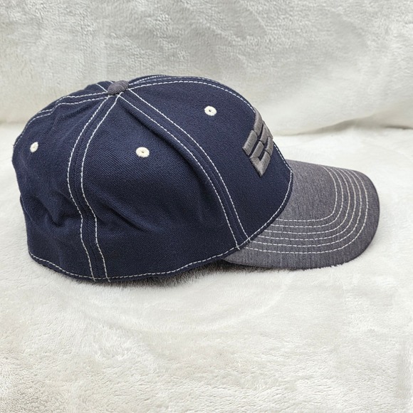 ESPN Hat Cap Mens XL Fitted 7 3/4 Blue Gray Sports Media Retro Top Of The World - Picture 4 of 10